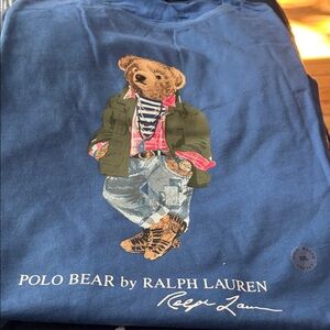 NWT Polo Ralph Lauren Blue T shirt short sleeve XL